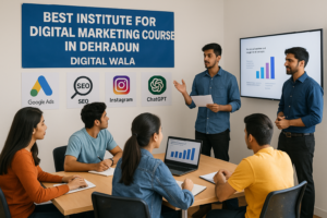 Best Institute for Digital Marketing Course in Dehradun