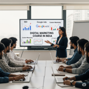 Join the best Digital Marketing Course in India at Digital Wala. Learn SEO, ads, AI tools & more with live projects, expert trainers, and placements.