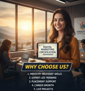 Certification Course For Digital Marketing in Dehradun 
